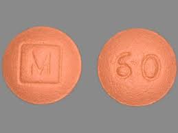 Morphine 60 mg tablets UK blister pack showing front and back with dosage details and manufacturer information clearly visible