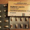 OxyNorm capsules UK prescription medicine used for moderate to severe pain relief containing oxycodone hydrochloride in controlled dose packaging