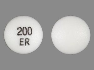 Tramadol 200 mg UK prolonged release tablets - front and back view of packaging and tablets